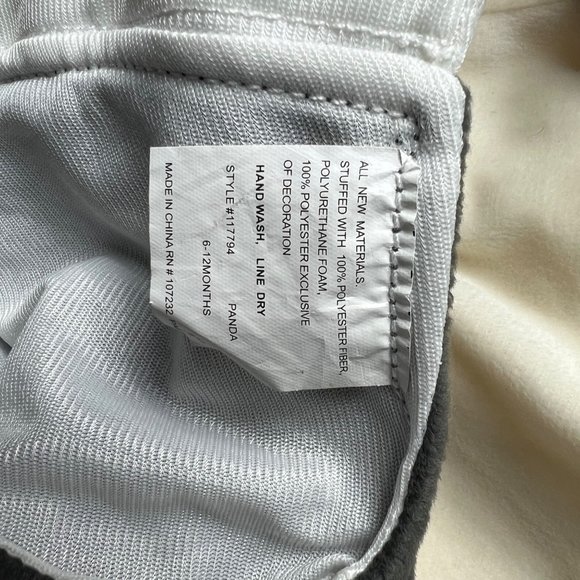 BABY STYLE PANDA 2 PC PUFFER HALLOWEEN COSTUMER SIZE 6-12 MONTHS - Picture 4 of 5